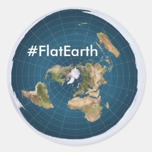 #FlatEarth 3" round stickers