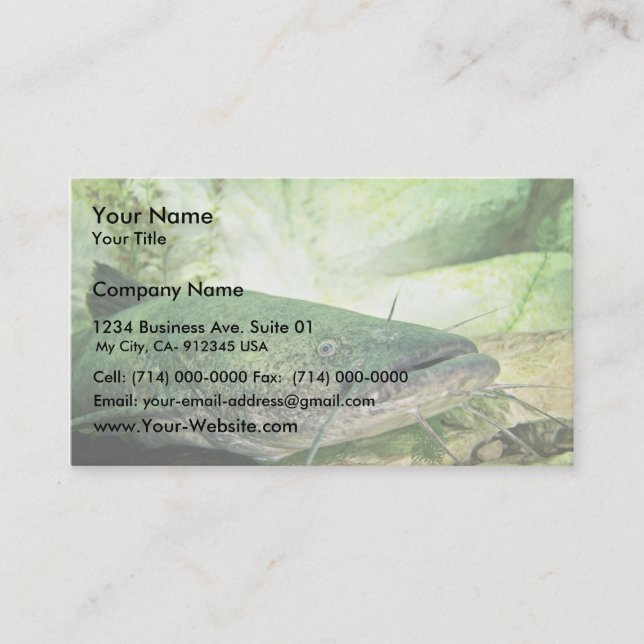 Flathead CatFish Business Card (Front)