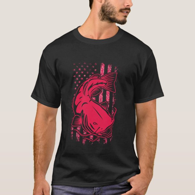 Flathead Catfish cat fishing queen T-Shirt (Front)