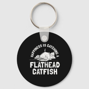 Flathead Catfish - Catfish Fishing Fish For Catfis Key Ring