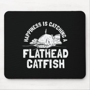 Flathead Catfish - Catfish Fishing Fish For Catfis Mouse Mat