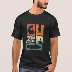Flathead Catfish Fishing Catfish Hunter Catfishing T-Shirt