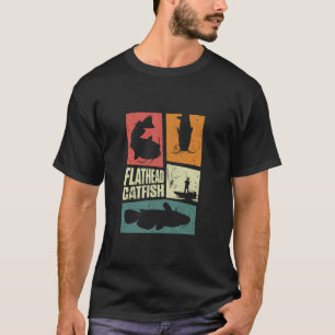 Flathead Catfish Fishing Catfish Hunter Catfishing T-Shirt