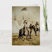 Flathead Indians Vintage Native American Warriors