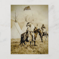 Flathead Indians Vintage Native American Warriors