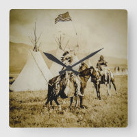Flathead Indians Vintage Native American Warriors
