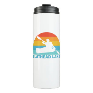 Flathead Lake Montana Kayak Thermal Tumbler