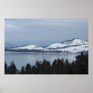 Flathead Lake Northwest Montana Poster