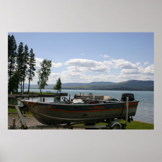 Flathead Lake Summer Poster