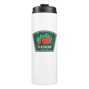 Flathead National Forest Camping Thermal Tumbler