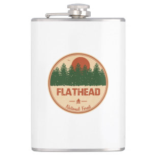Flathead National Forest Hip Flask