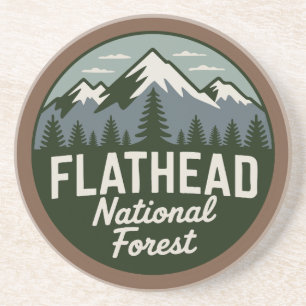 Flathead National Forest Scenic Mountain Landscape Coaster