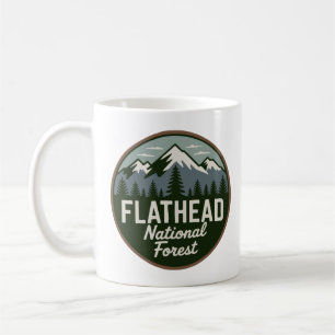 Flathead National Forest Scenic Mountain Landscape Coffee Mug