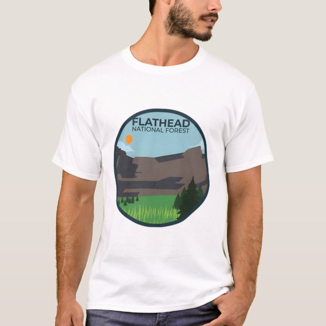 Flathead National Forest T-Shirt (Front)