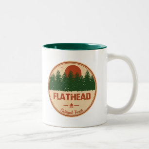 Flathead National Forest Two-Tone Coffee Mug
