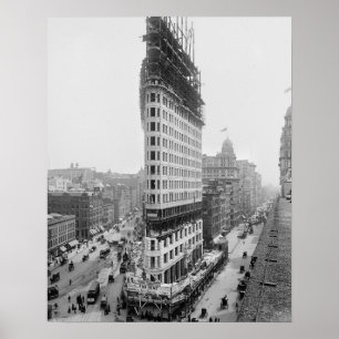 Flatiron Building, 1902. Vintage Photo Poster