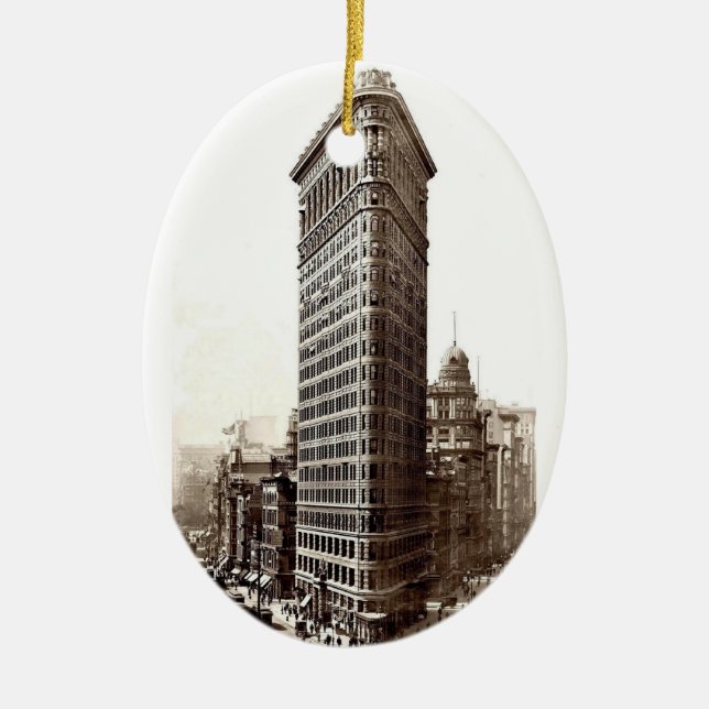 Flatiron Building 1910 Ornament (Front)