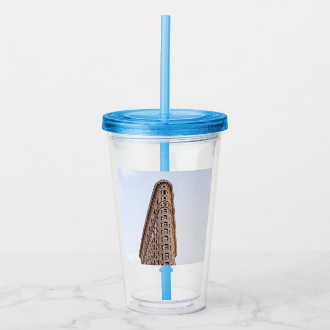 Flatiron building  acrylic tumbler (Front)
