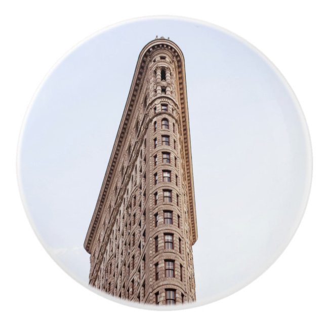 Flatiron building  ceramic knob (Front)