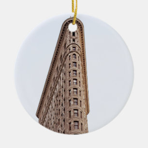 Flatiron building ceramic tree decoration