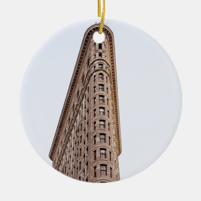 Flatiron building  ceramic tree decoration (Front)