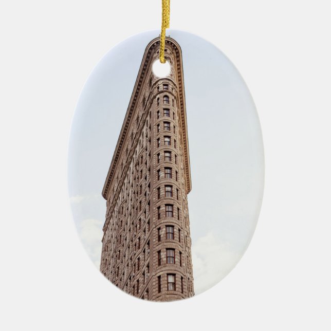 Flatiron building  ceramic tree decoration (Front)