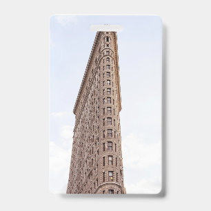 Flatiron building ID badge