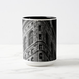 Flatiron Building in Manhattan, NYC Two-Tone Coffee Mug