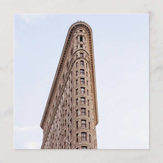 Flatiron building  menu (Front)