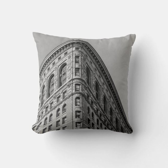 Flatiron Building New York City Photo Cushion (Front)