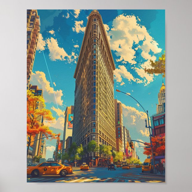 Flatiron Building New York City USA Poster (Front)