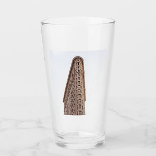 Flatiron building postcard glass