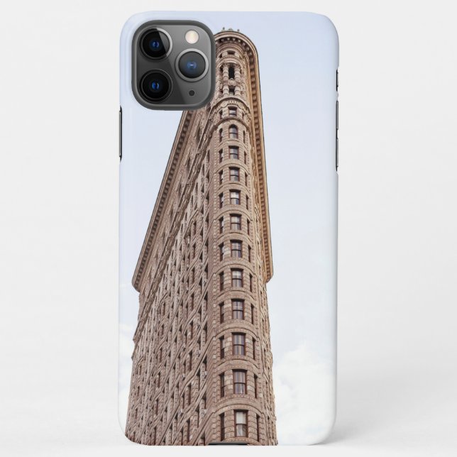 Flatiron building postcard iPhone case (Back)