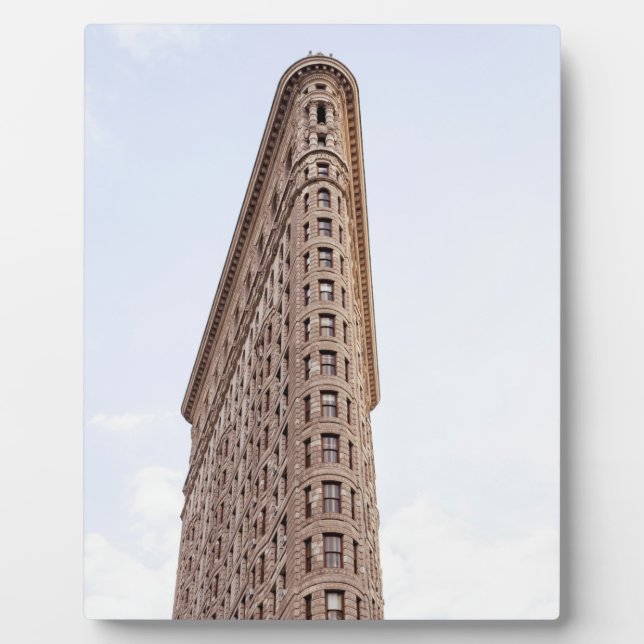 Flatiron building postcard plaque (Front)