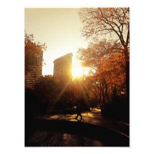 Flatiron Building Sunset in New York City Photo Print