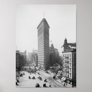 Flatiron Building - Vintage New York - 1902 Poster