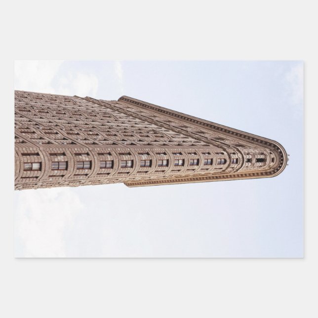 Flatiron building wrapping paper sheet (Front)