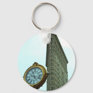 Flatiron Bulding and Clock Key Ring