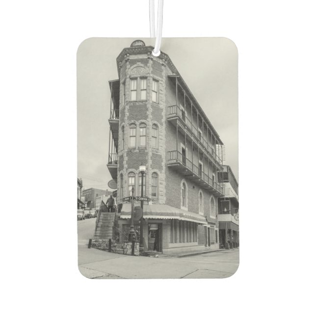 Flatiron Flats Eureka Grayscale Car Air Freshener (Back)