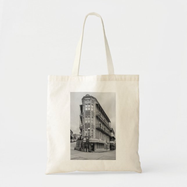 Flatiron Flats Eureka Grayscale Tote Bag (Front)