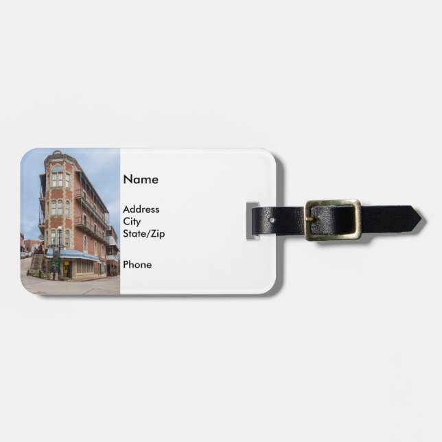 Flatiron Flats Eureka Luggage Tag (Front Horizontal)