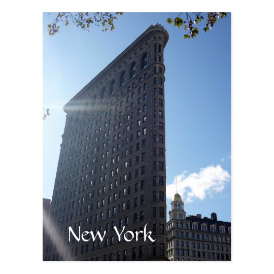 flatiron up postcard
