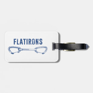 Flatirons Colorado Rock Climbing Quickdraw Luggage Tag