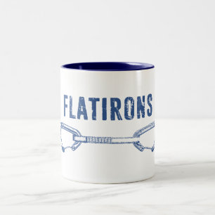 Flatirons Colorado Rock Climbing Quickdraw Two-Tone Coffee Mug