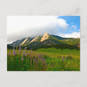 Flatirons from Chautauqua - Boulder, Colorado Postcard