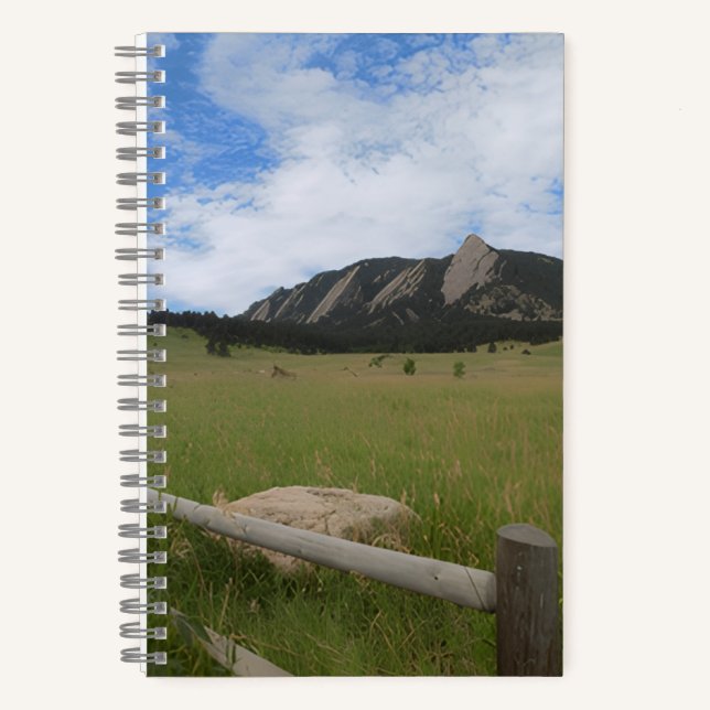 Flatirons Meadows Hardcover Notebook (Front)