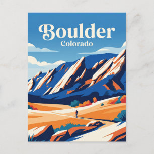 Flatirons USA Postcard