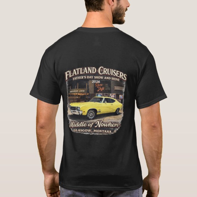 Flatland Cruisers Father’s Day Show & Shine T-Shirt (Back)