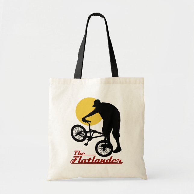 Flatlander BMX Tote Bag (Front)