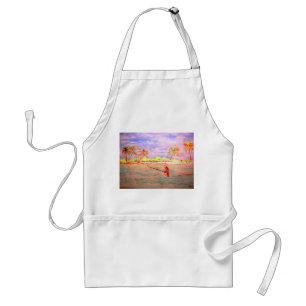 flats fly fishing girl standard apron